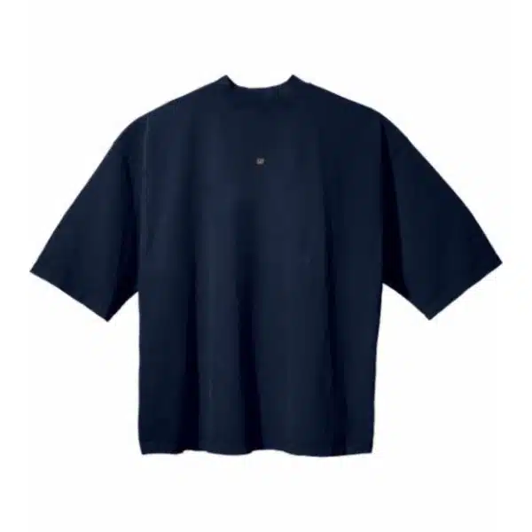 Yeezy Gap Engineered by Balenciaga Logo 3/4 Sleeve T-Shirt – Blue